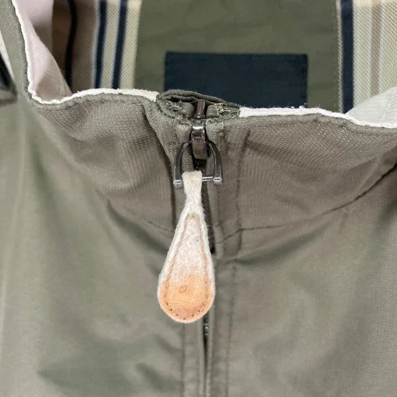 London Fog Men's‎ Green Full Zip Hooded Lightweight Jacket XL Made in Vietnam - Picture 8 of 10